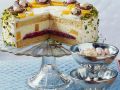 Pfirsich-Melba-Torte zu Ostern Rezept