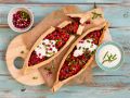 Pide mit Auberginen-Paprika-Füllung Rezept