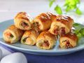 Pikant gefüllte Blätterteigröllchen Rezept