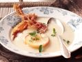 Pikante Apfelsuppe mit Speck Rezept
