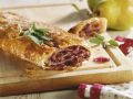 Pikanter Strudel mit Rotkohl Rezept