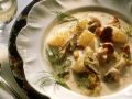 Pilz-Kartoffel-Eintopf mit Sahnesoße Rezept