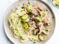 Pilzragout mit Lauch und Kartoffelpüree Rezept