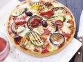 Pizza mit Grillgemüse Rezept