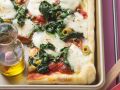 Pizza mit Spinat Rezept