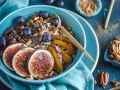 Porridge mit Feigen, Pflaumen und Pekannüssen Rezept