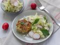 Pressknödel auf Krautsalat Rezept