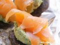 Pumpernickel-Lachs-Häppchen Rezept
