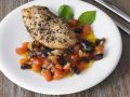 Putenbrustfilet mit Oliven-Tomaten-Salsa Rezept