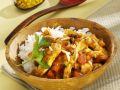 Putengeschnetzeltes in Tomaten-Curry-Sauce Rezept