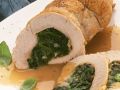 Putenrollbraten mit Spinatfüllung Rezept