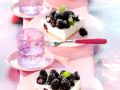 Quark-Buttermilch-Torte mit Brombeeren (ohne Backen) Rezept