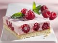 Quarkschnitte mit Himbeeren Rezept