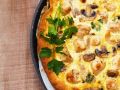 Quiche mit Hähnchen und Champignons Rezept