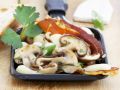 Raclette mit Champignons und Mozzarella Rezept