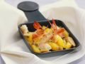 Raclette mit Mango und Garnele Rezept