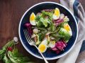 Radieschensalat mit grünem Spargel und Ei Rezept