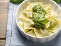 Ravioli mit Basilikumpesto Rezept