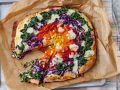 Regenbogen-Pizza Rezept