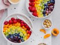 Regenbogen-Porridge Rezept
