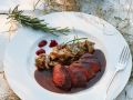Reh mit Rotweinsauce Rezept