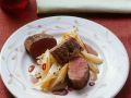 Rehfilet mit Spargel, Kaffee und Chili Rezept
