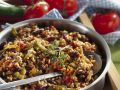 Reis-Bohnen-Pfanne mit Rindfleisch Rezept