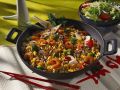 Reis-Gemüse-Pfanne mit Scampi Rezept