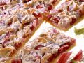 Rhabarber-Erdbeer-Blechkuchen Rezept