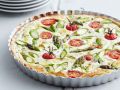 Ricotta-Tarte mit grünem Spargel und Tomaten Rezept