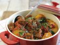 Rindereintopf mit Kartoffeln, Paprika und Tomaten Rezept