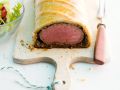 Rinderfilet mit Pilzen und Blätterteig umhüllt Rezept