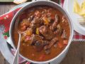 Rindergulasch mit Bandnudeln Rezept