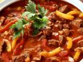 Rindergulasch mit Paprika Rezept