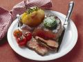 Rindersteak mit Kräuterbutter und Ofenkartoffel Rezept