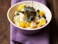 Risotto mit Kürbis und ausgebackenem Salbei Rezept