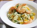 Risotto mit Kürbis und Garnelen Rezept