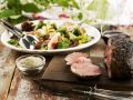 Roastbeef mit gemischtem Salat Rezept