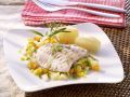 Rotbarschfilet mit Gemüse Rezept