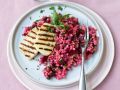 Rote-Bete-Graupen-Pfanne mit Halloumi Rezept