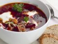 Rote-Bete-Suppe mit Rindfleisch (Borschtsch) Rezept