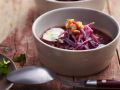 Rotkohl-Linsensuppe Rezept