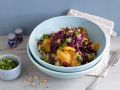 Rotkohlsalat mit Orangen und Nüssen Rezept