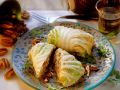 Rouladen aus Chinakohl mit Tofu und Pecannüssen Rezept