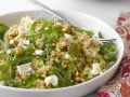 Salat aus Rucola, Quinoa und Ziegenkäse Rezept
