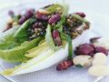 Salat mit Linsen und Bohnen Rezept