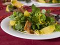 Salat mit Speck und Orangen Rezept