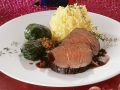 Sauerbraten mit Pumpernickel-Sultaninensoße Rezept