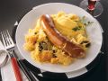 Sauerkraut mit Bratwurst und Püree Rezept