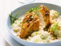 Scharfes Hähnchen mit Risotto Rezept
